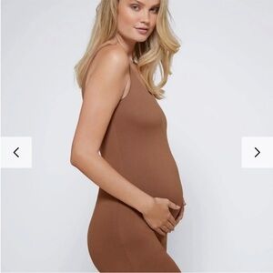 Elegant Brown Maxi Dress